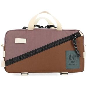 Topo Designs Two-Tone Brown and Purple Bag